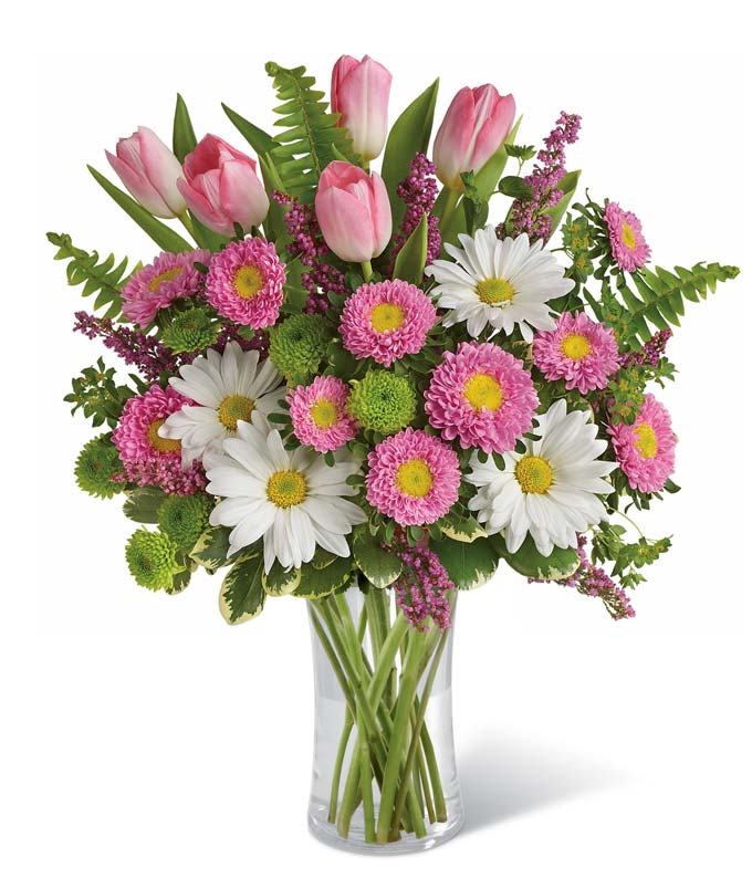 Whimsical Pink DelightSpring Flowers