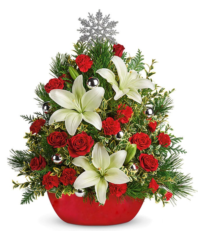 Mistletoe Kisses Christmas Tree at From You Flowers