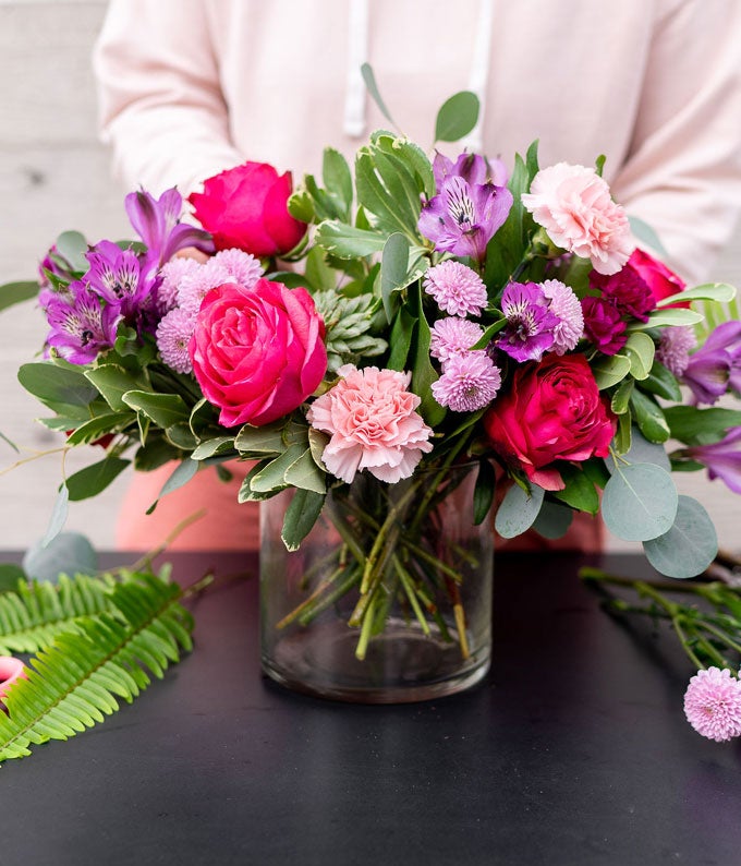 花鳥21 T21S100 PREMIUM Wine Country Bouquet Fomyouflowers