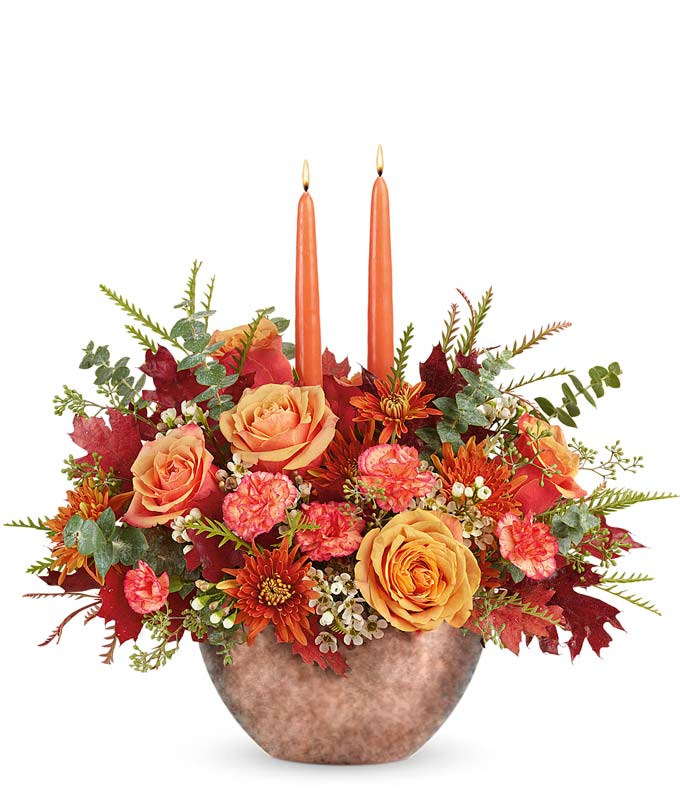 Fall Fireworks Centerpiece at From You Flowers