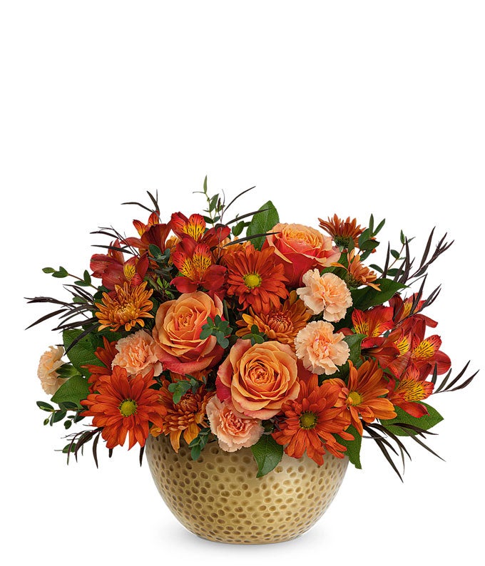 Autumn Harvest Dahlia & Aster Arrangement
