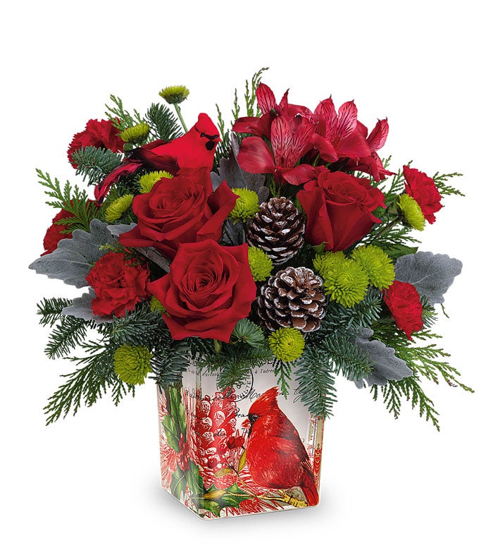 Crimson Nest Bouquet at From You Flowers