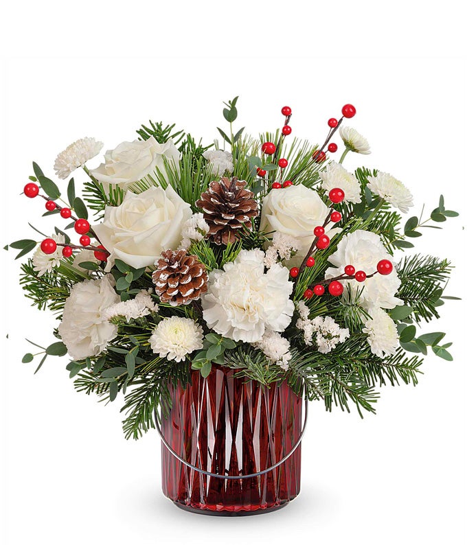 Frosted Evergreen Bouquet