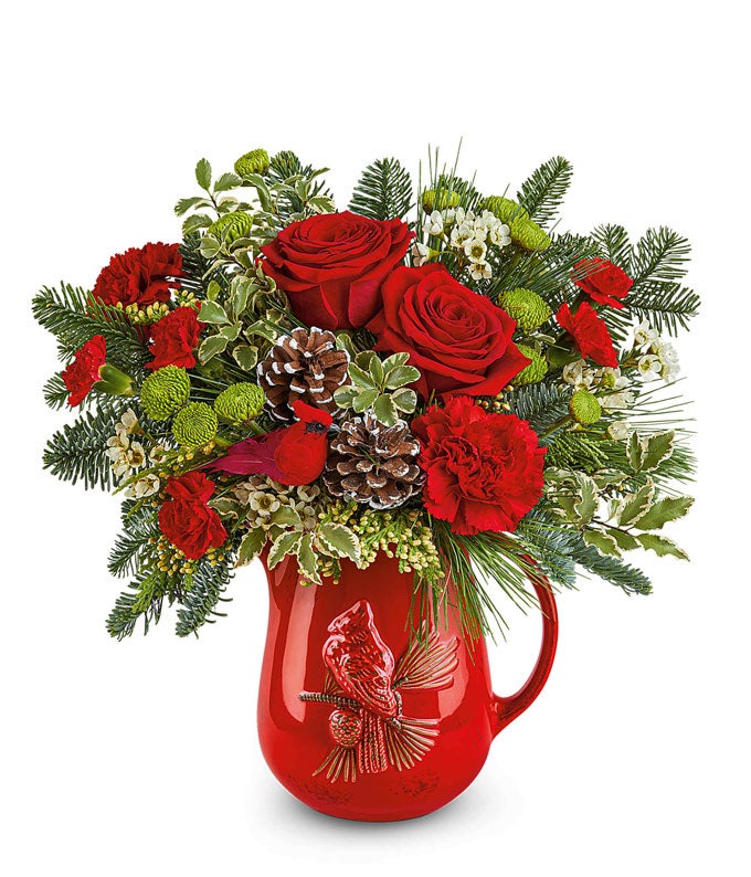Peaceful Cardinal Bouquet