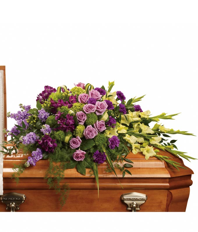 Meadow of Memories Casket Spray