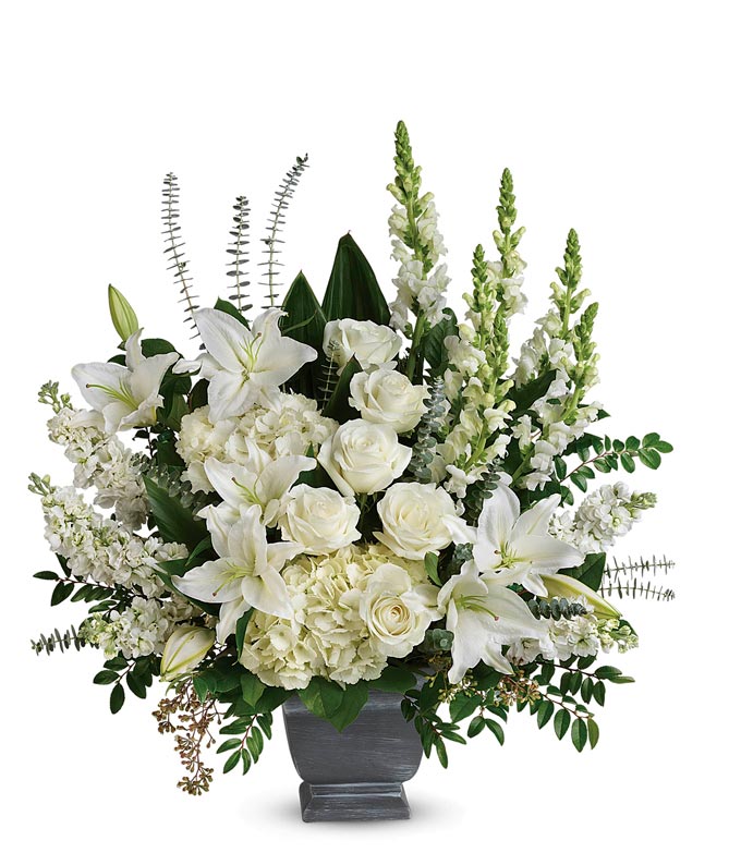 Serene Remembrance Funeral Arrangement at From You Flowers