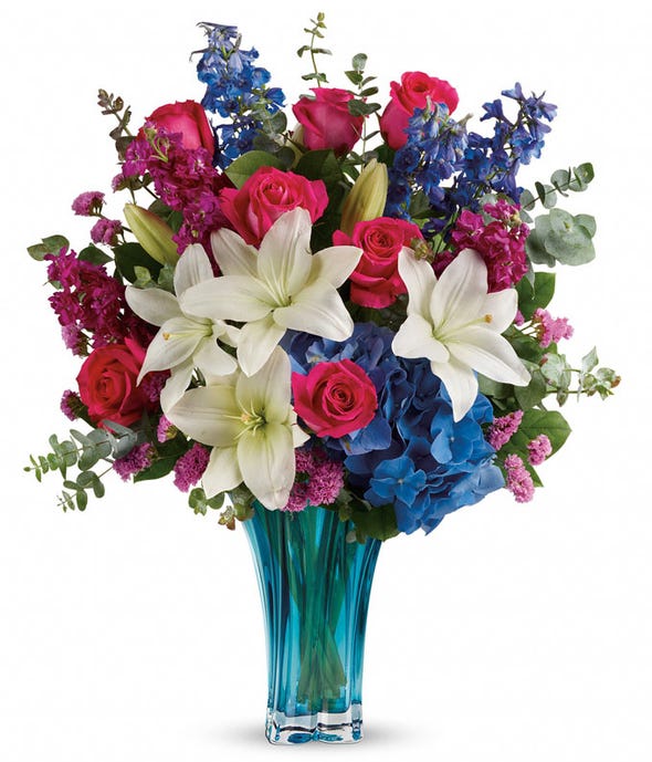 Blue Raspberry Bouquet at From You Flowers