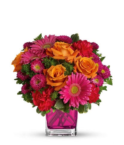 Turn Up The Pink Bouquet at From You Flowers