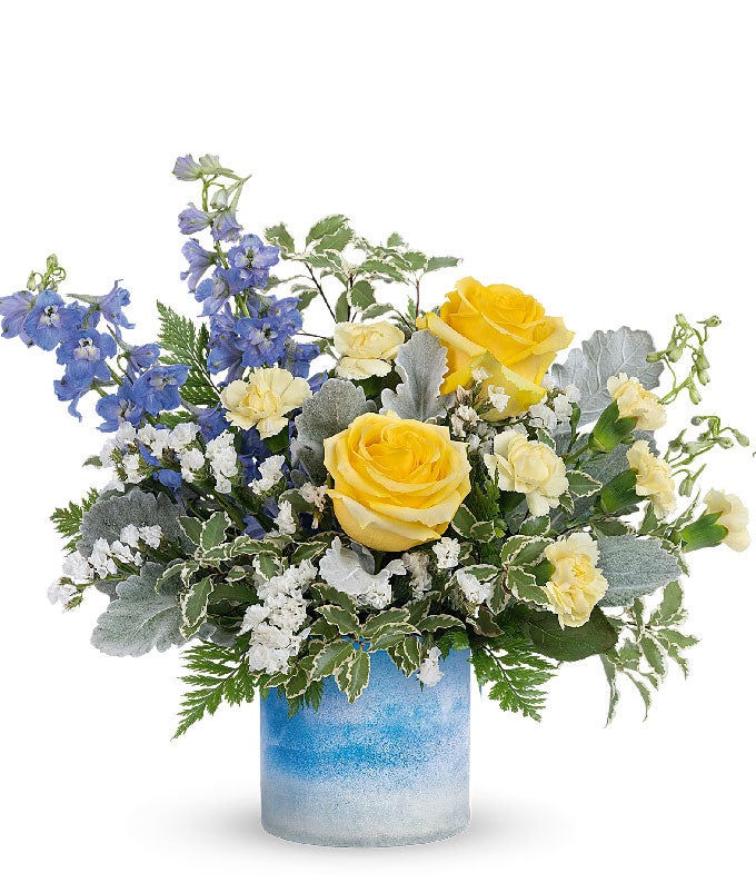 Dew Drops Ocean Mist Bouquet at From You Flowers