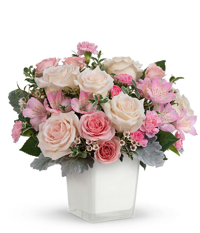 Blushing Roses at From You Flowers