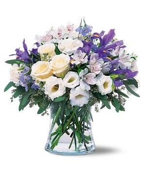 White and Blue Bouquet