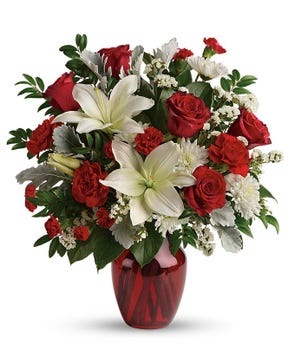 Scarlet Enchantment Arranagement at From You Flowers