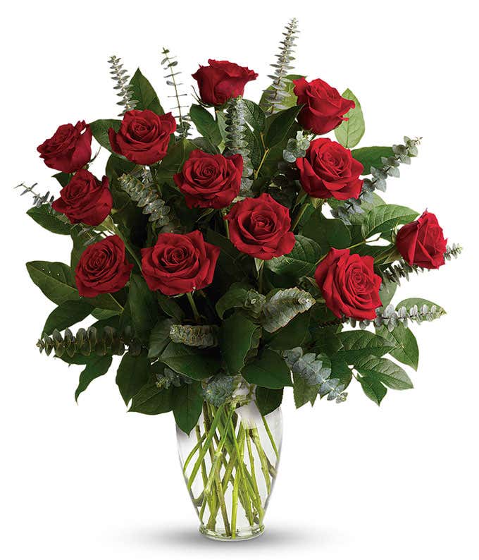 Grand red rose bouquet