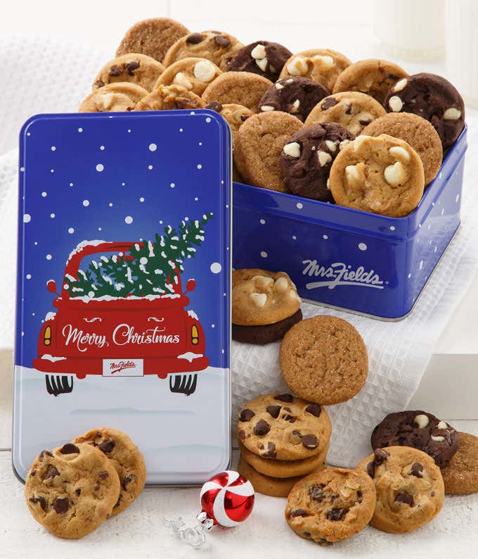 Merry Christmas Cookie Tin 