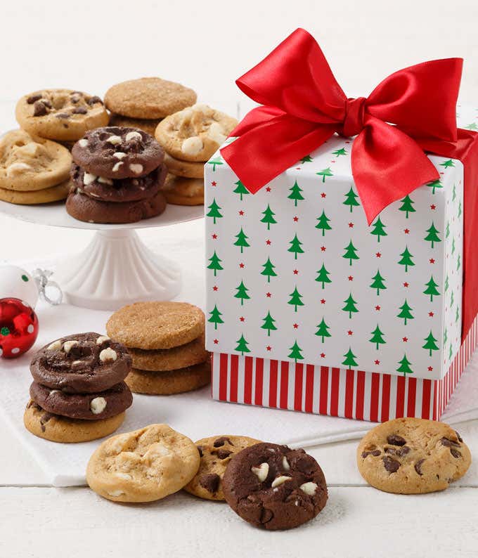 Christmas Bow Cookie Box 