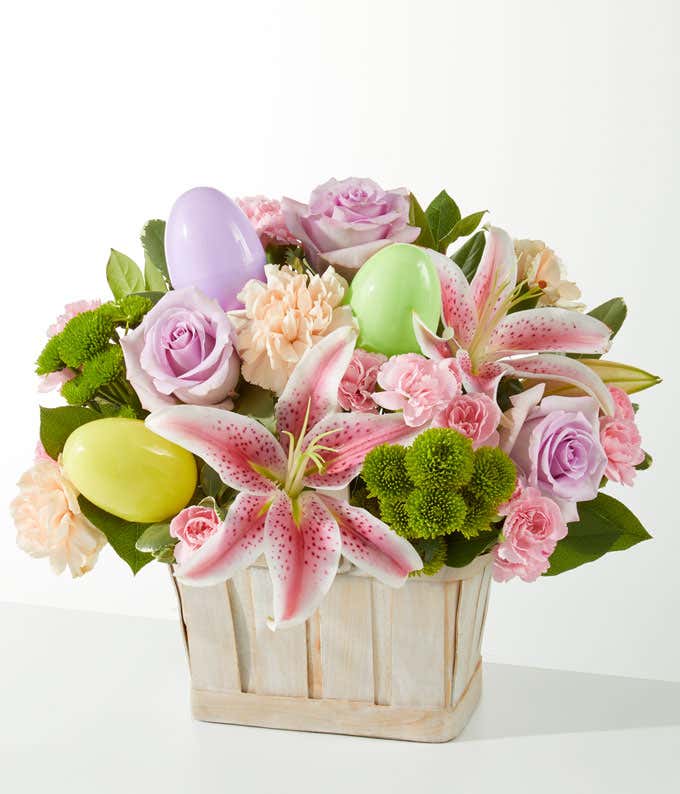 Eggcellent Blooms Basket