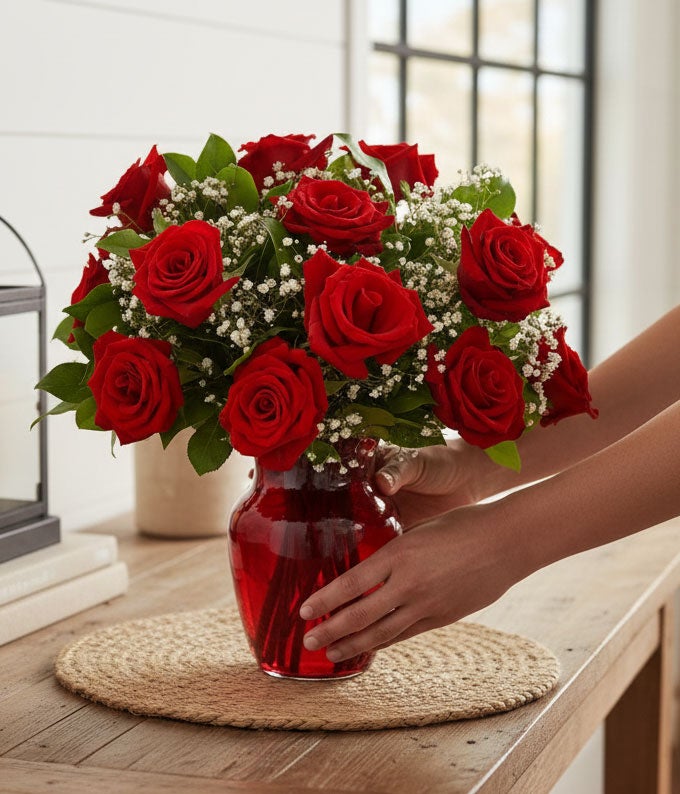 Deluxe Red Roses at From You Flowers