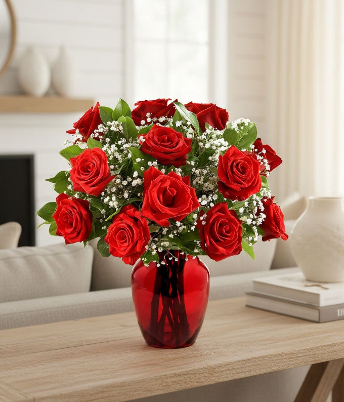 Deluxe Red Roses at From You Flowers