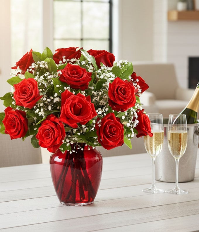 Deluxe Red Roses at From You Flowers
