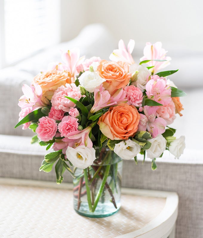 【新品】ピーチローズ Passionate Peaches at From You Flowers
