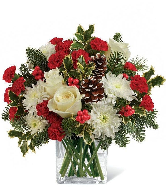 Christmas Holly Hug Bouquet