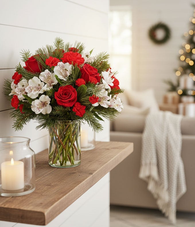 y✿ Santa's Classic Christmas Bouquet at From You Flowers