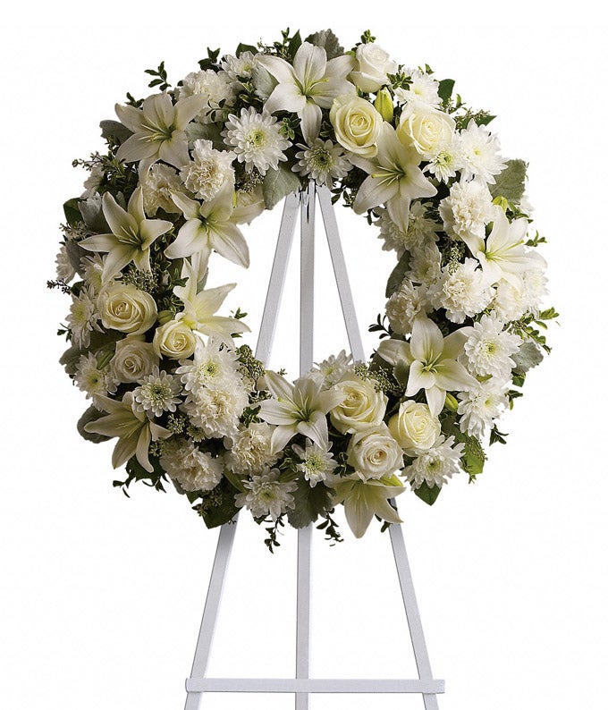 Serenity Wreath at From You Flowers