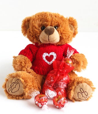 teddy warm heart bear