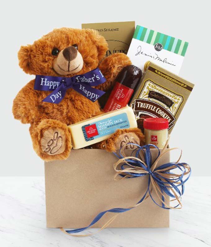 Papa Bear Gift Basket at From You Flowers