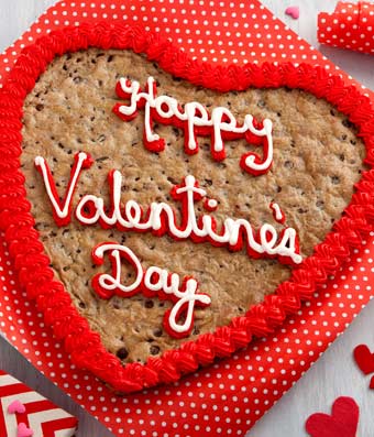 Mrs. Fields® Valentine's Day Heart Cookie Cake at From You Flowers