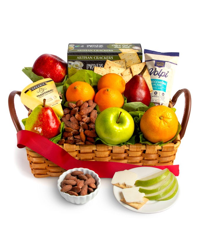 Salami & Cheese Gift Basket at From You Flowers