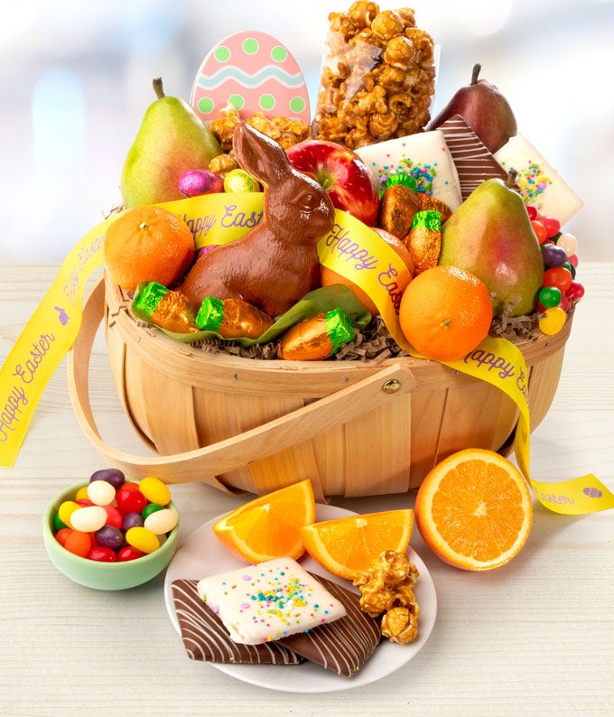 Fruit & Treats Easter Gift Basket at From You Flowers