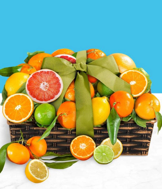 California Sunshine Citrus Fruit Basket at From You Flowers