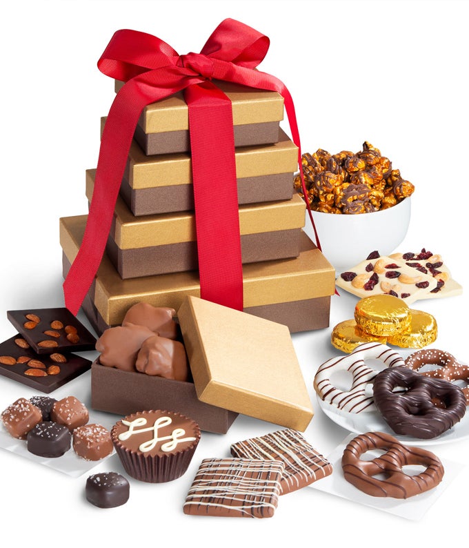 Chocolate Indulgence Gift Tower