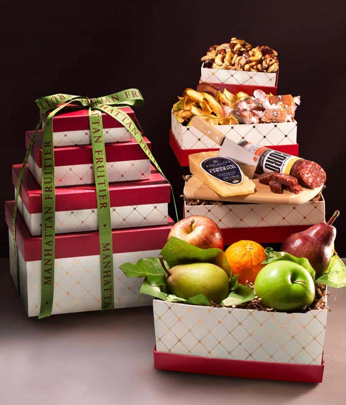 Fruit & Charcuterie Gift Basket