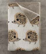 Sweet Hedgehogs Baby Blanket