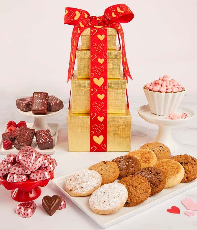 Solid Gold Valentine's Day Tower