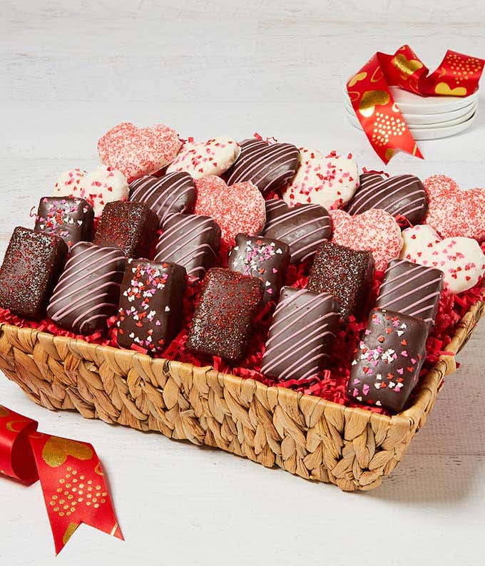 Gourmet Valentine's Day Brownie Basket