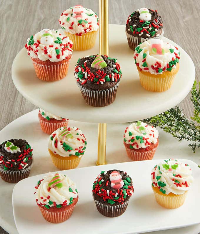 Christmas Mini Cupcakes at From You Flowers