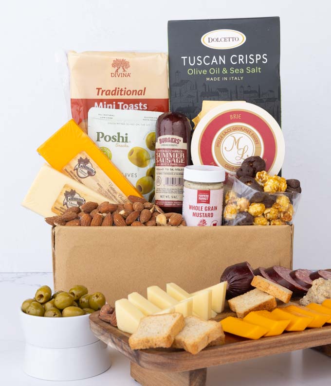 Deluxe Cheese & Charcuterie Gift Box at From You Flowers