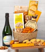 Sunshine & Sparkling Wine Gift Basket
