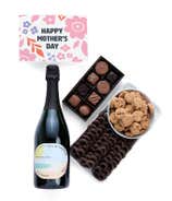Mother's Day Chocolate Sweets Box with Sparkling Wine