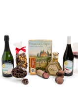 Sweet & Savory Gourmet Gift Box with California Red & Sparkling Wine