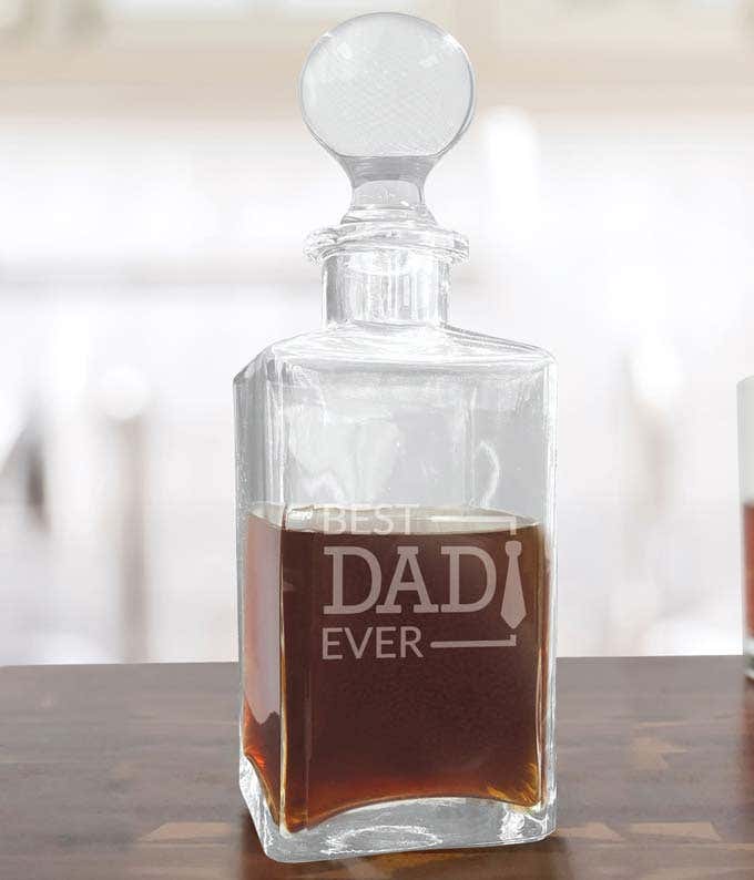 Best Dad Ever Decanter
