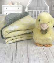 Alternative image 1 for Baby Blanket & Stuffed Duckling Set