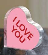 I Love You Acrylic Heart