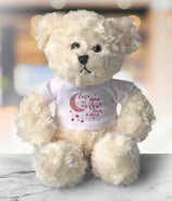To the Moon Valentine Cream Teddy Bear