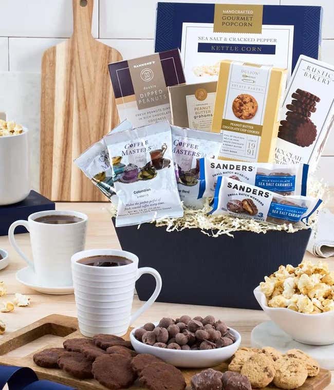 All chocolate gift with Ghirardelli, cookies and truffles. 