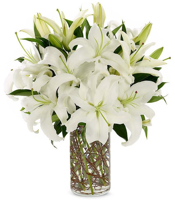 White Lilies | White Lily Arrangements | FromYouFlowers®
