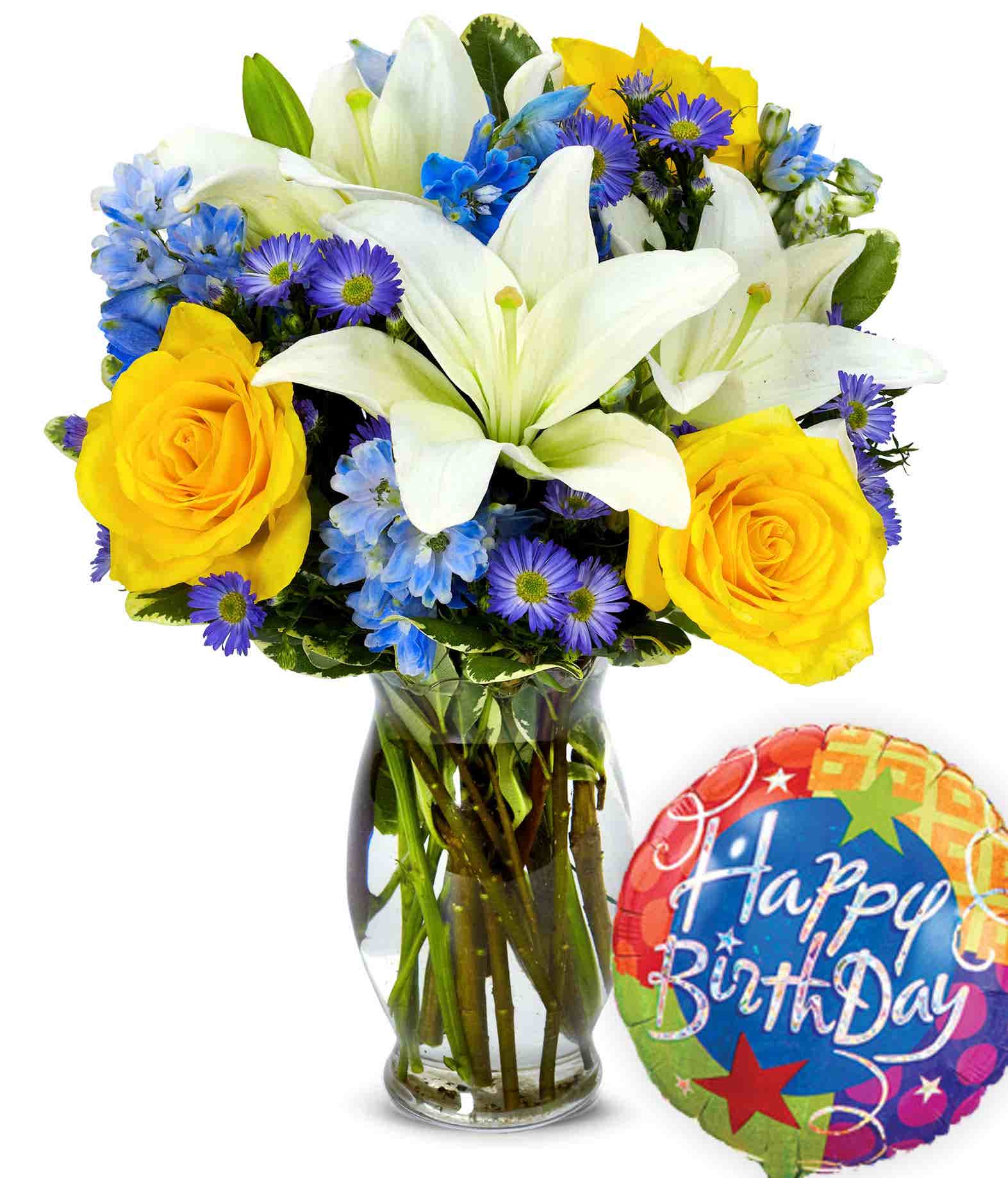 Happy Birthday Florist Designed Balloon Bouquet at From You Flowers